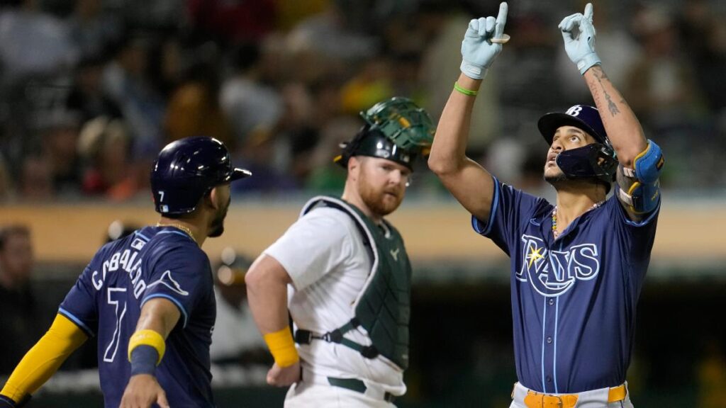 Siri continúa encendido y los Rays derrotan a los Athletics para continuar racha positiva