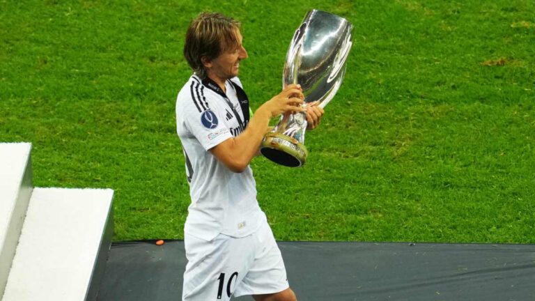 Supercopa de récord para Luka Modric: ya es el jugador con más títulos en la historia del Real Madrid