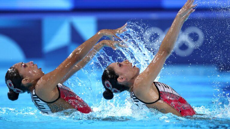 Highlights de natación artística en Paris 2024: Resultado de Nuria Diosdado y Joana Jiménez en la rutina libre en dueto