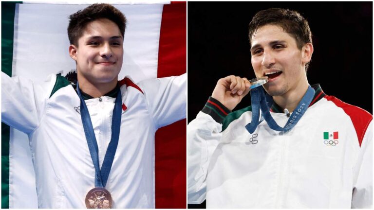 Osmar Olvera, Marco Verde y los medallistas de México en Paris 2024