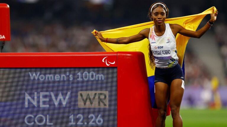 Karen Palomeque, Darian Jiménez y Juan Alejandro Campas acaparan las medallas en los 100 metros T38 de Paris 2024