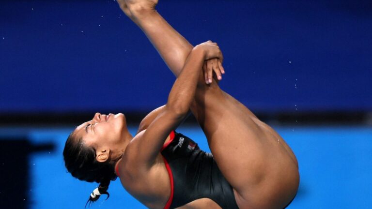 Alejandra Estudillo concluye sexta en la final del trampolín 3m femenil; Yiwen Chen se lleva el oro