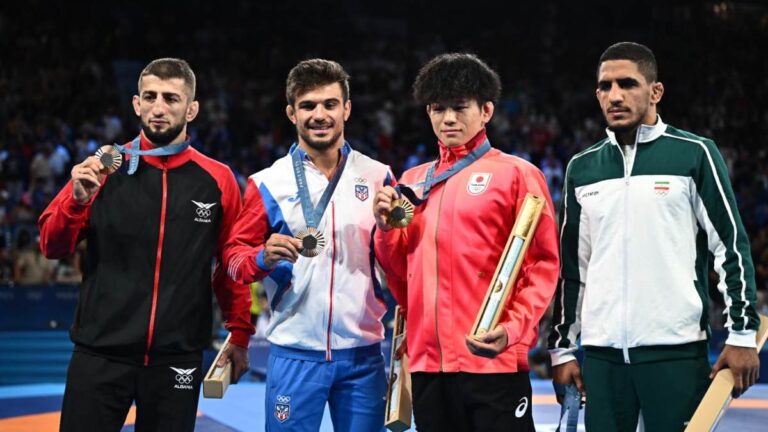 Highlights de lucha en Paris 2024: Resultado de la final y medalla de bronce estilo libre 65kg varonil