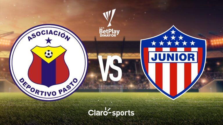 Deportivo Pasto vs Junior en vivo la Liga BetPlay Dimayor 2024-II: resultado y goles de la fecha 5, en directo online