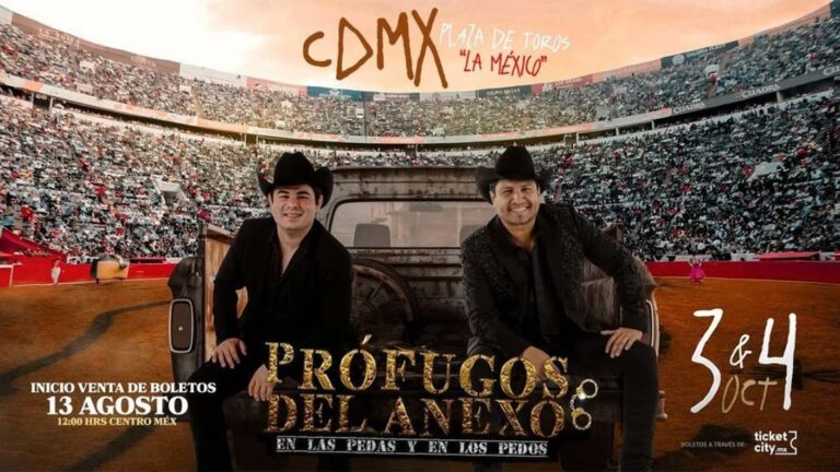 Boletos para Prófugos del Anexo Tour CDMX 2024: Precios, fecha, horario de preventa y todo sobre su concierto