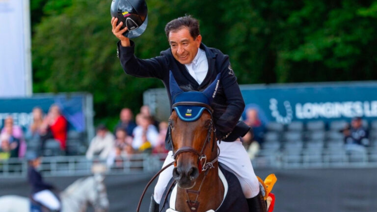 René López, eliminado en la fase clasificatoria del salto individual ecuestre en los Juegos Olímpicos Paris 2024