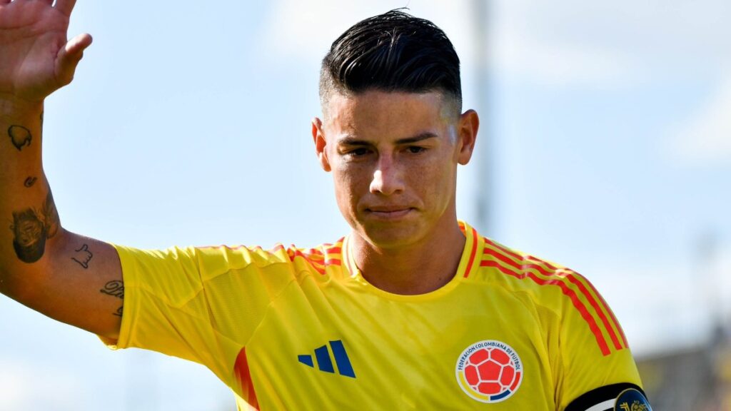 James Rodríguez, con la Selección Colombia. - @jamesdrodriguez.