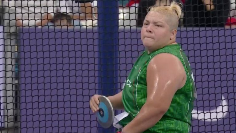 Rosa María Guerrero le da a México la medalla de bronce en lanzamiento de disco