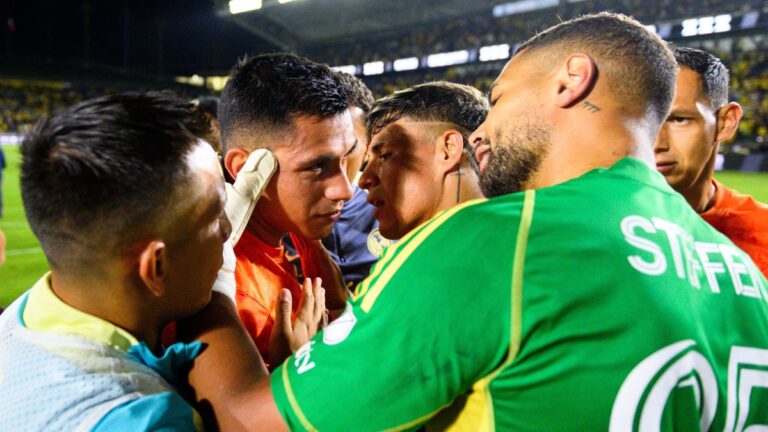 Zack Steffen y su noble gesto para consolar a Luis Ángel Malagón tras la eliminación del América en la Leagues Cup