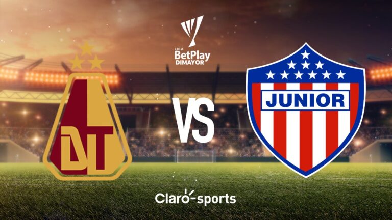 Deportes Tolima vs Junior en vivo la Liga BetPlay Dimayor 2024-II: resultado y goles de la fecha 7, en directo online