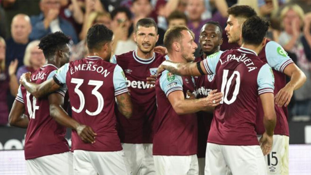 El West Ham avanza en la Copa de la Liga. Foto: whufc.com