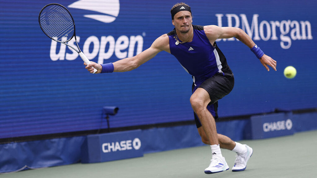 Alexander Zverev en el US Open