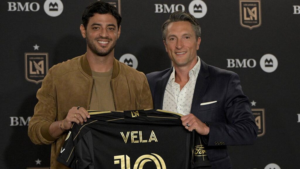 Carlos Vela en su regreso al LAFC