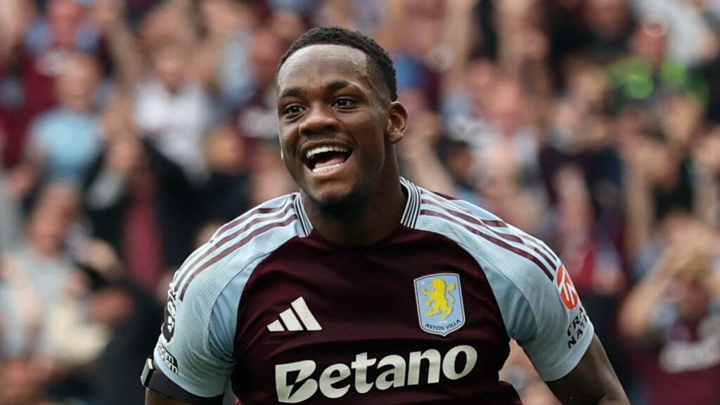 Jhon Jáder Durán celebra un gol con Aston Villa. - Reuters.