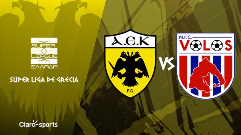 AEK Atenas vs Volos NFC, en vivo Superliga de Grecia: Transmisión online, goles y resultado del partido de la jornada 4