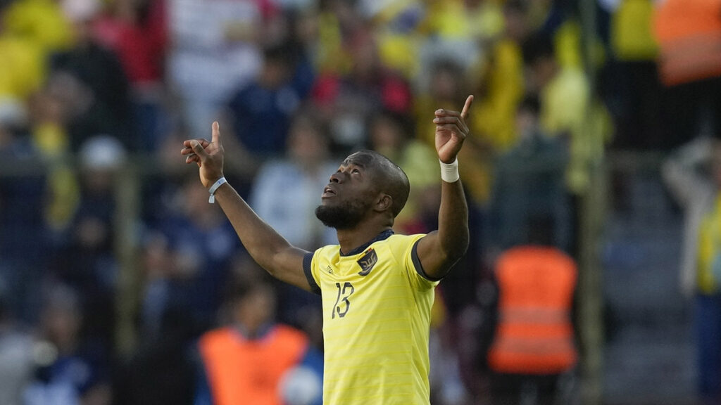 Enner Valencia en festejo de gol