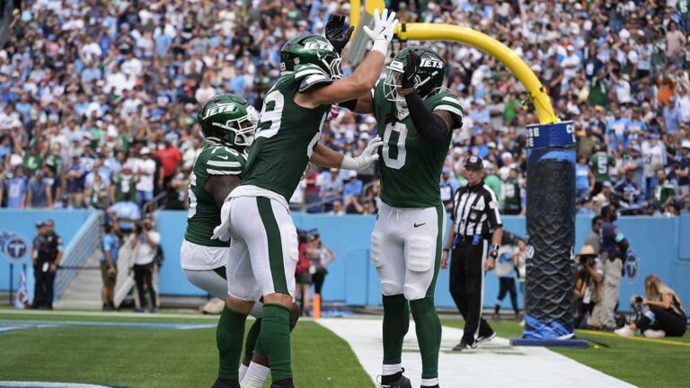 El novato Braelon Allen consigue dos touchdowns en la victoria de los New York Jets sobre Tennessee Titans