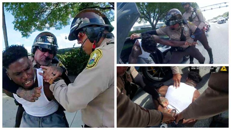 Publican el video del arresto de Tyreek Hill: la policía le bajó del auto a la fuerza tras subir la ventana y le esposó contra el suelo