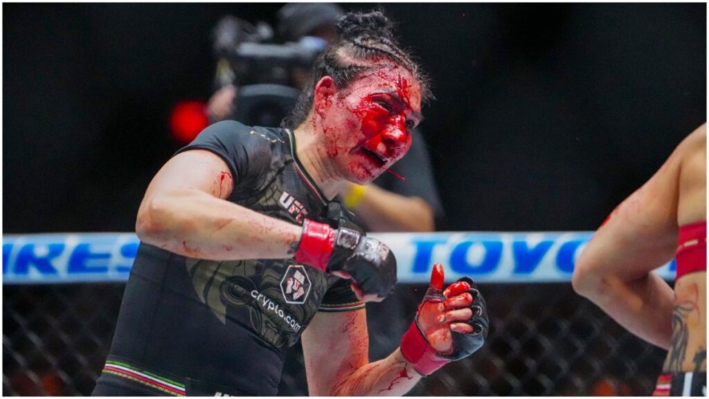 Así quedó el rostro de Irene Aldana tras UFC 306 | Reuters