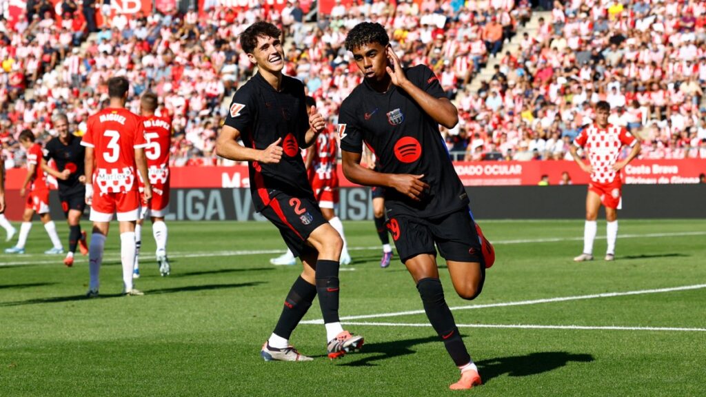 Barcelona cobra su venganza ante el Girona con goleada y doblete de Lamine Yamal