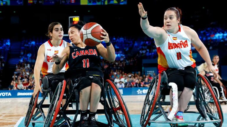 Highlights del básquetbol en silla de ruedas en los Juegos Paralímpicos Paris 2024: Resultados del España vs Canadá femenil