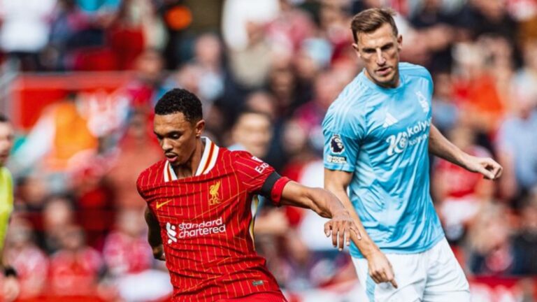 Liverpool pierde el invicto y Slot suma su primera derrota ante el Nottingham Forest