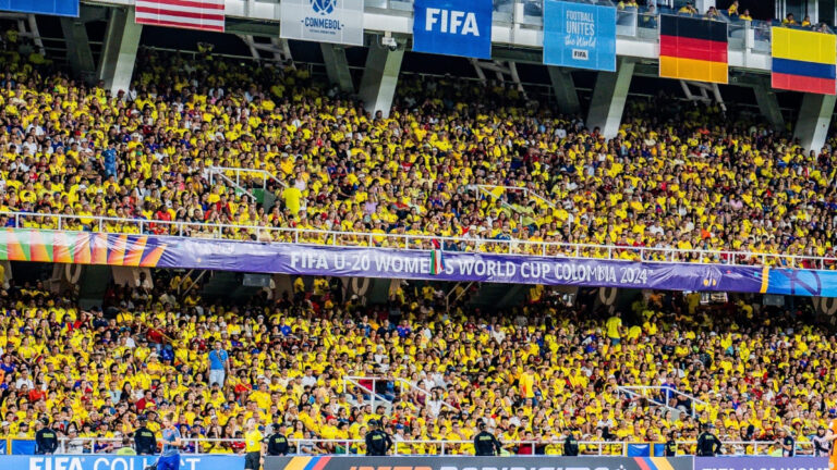 ¡Asistencia histórica! Colombia rompe récord de aficionados en el Mundial Femenino sub 20