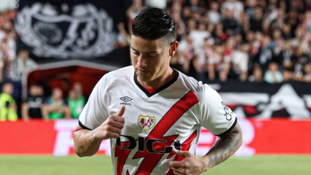 James Rodríguez jugando con el Rayo | Rayo Vallecano.