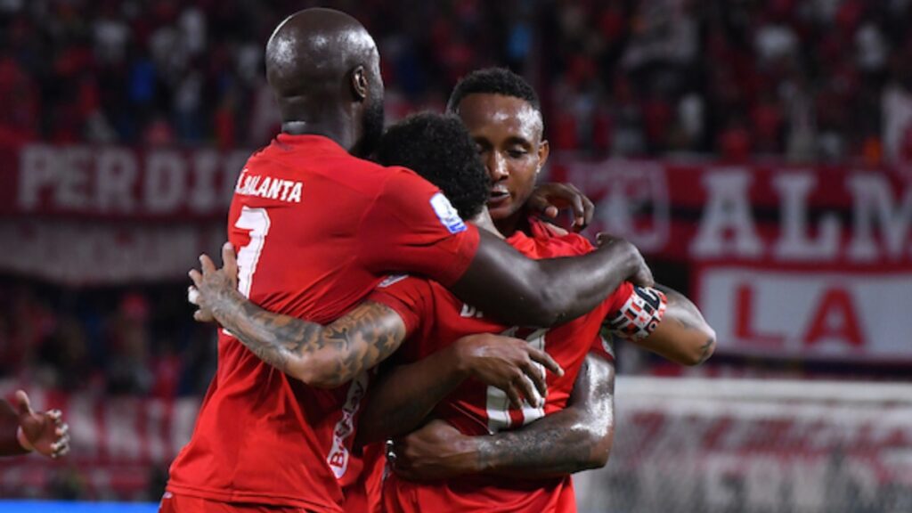 América celebrando ante Equidad | VizzorImage.