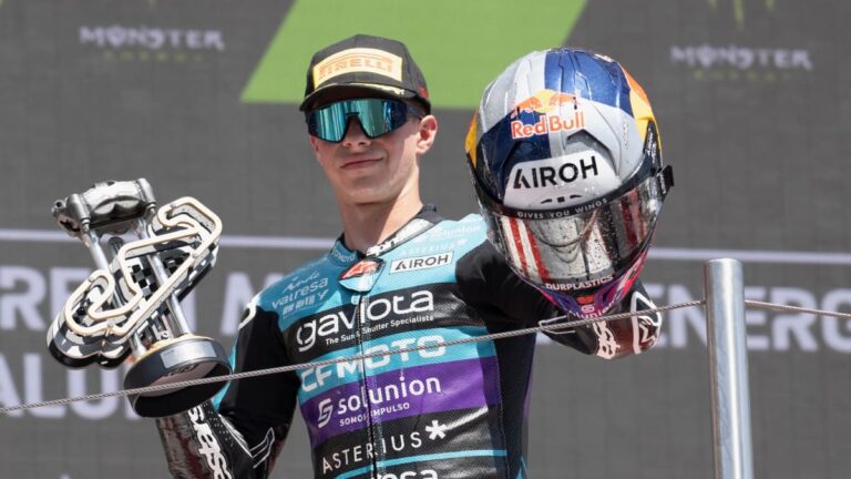 David Alonso gana en Indonesia y está muy cerca de ser campeón en Moto3