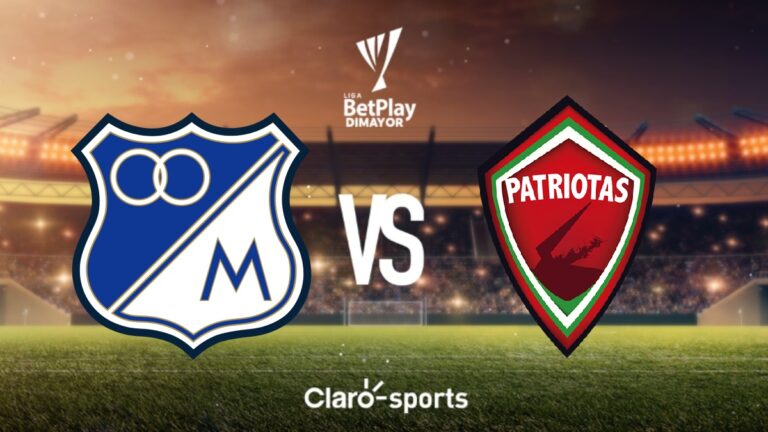 Millonarios vs Patriotas en vivo la Liga BetPlay Dimayor 2024-II: resultado y goles de la fecha 8, en directo online