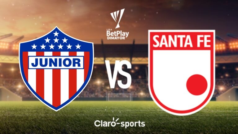 Junior vs Santa Fe en vivo la Liga BetPlay Dimayor 2024-II: resultado y goles de la fecha 8, en directo online