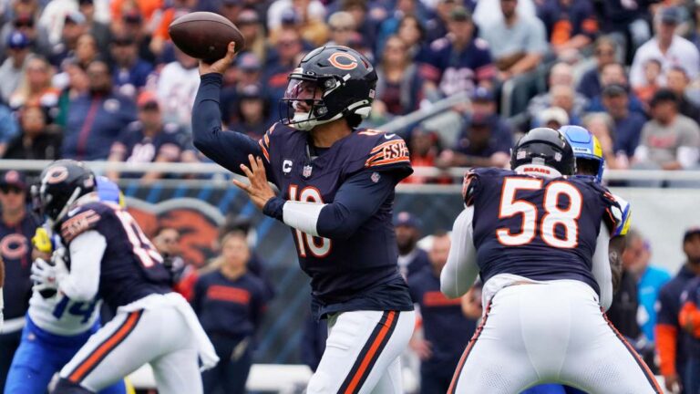 Caleb Williams y los Bears vuelven a la senda de la victoria ante un errático Matthew Stafford y los Rams