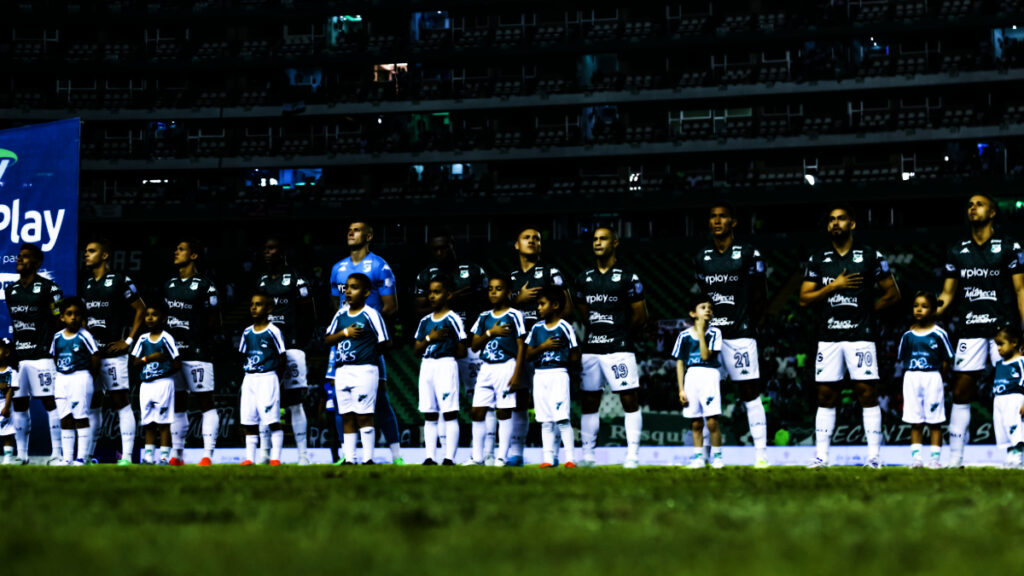 Jugadores del Deportivo Cali, en un partido. - Vizzor Image.