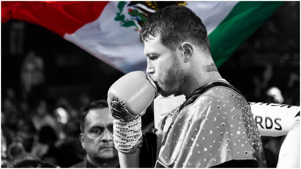 Canelo Álvarez, campeón de los supermedianos | X:@premierboxing