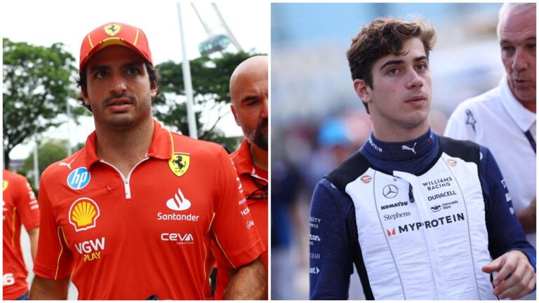 Carlos Sainz se lanza contra Franco Colapinto: “Frenó tardísimo y casi nos lleva puestos a dos o tres”