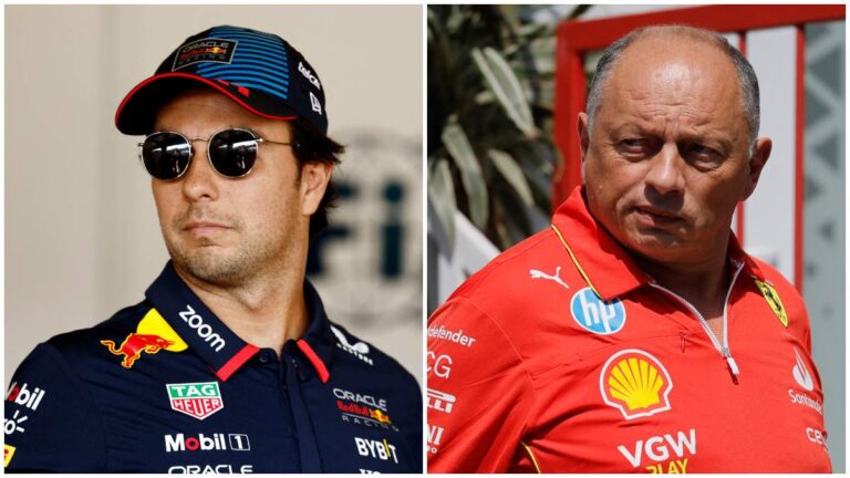 Frédéric Vasseur culpa a Checo Pérez por el choque con Carlos Sainz en Bakú