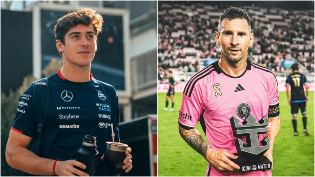 Colapinto y Messi se podrían conocer próximamente | @WilliamsRacing - @InterMiamiCF