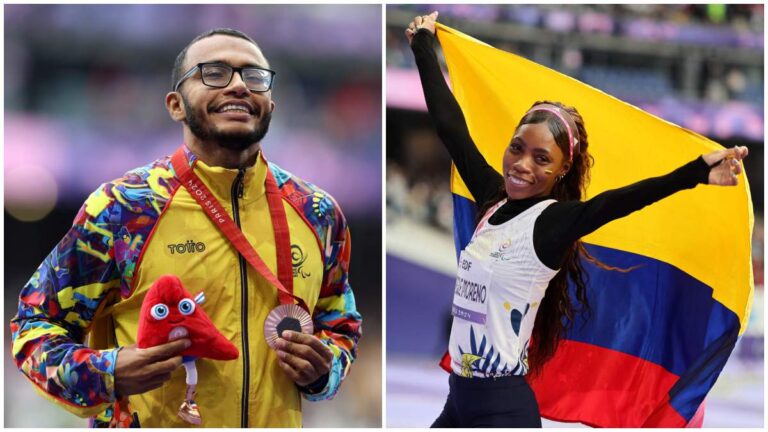 Buinder Bermúdez y Karen Palomeque le dan a Colombia dos bronces en el para atletismo