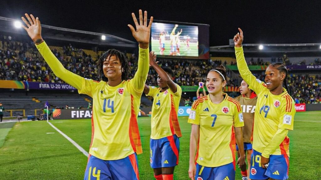 Jugadoras de la Selección Femenina Sub 20. - @FCFSeleccionCol.