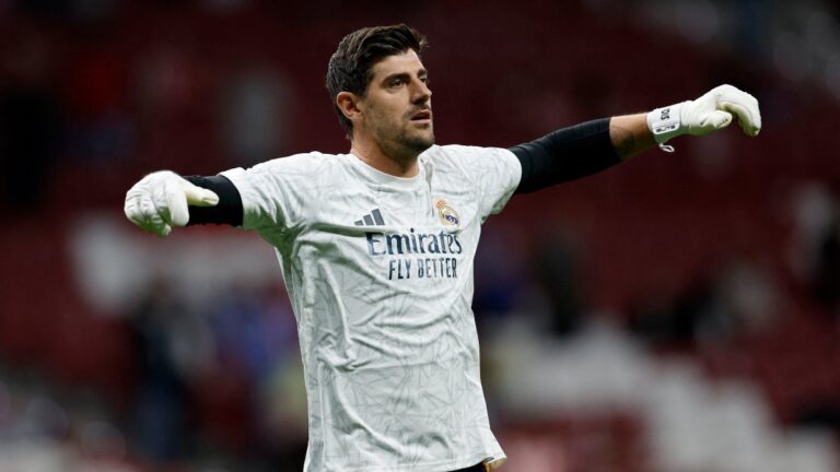 Thibaut Courtois sufre una lesión muscular y será baja para el Real Madrid