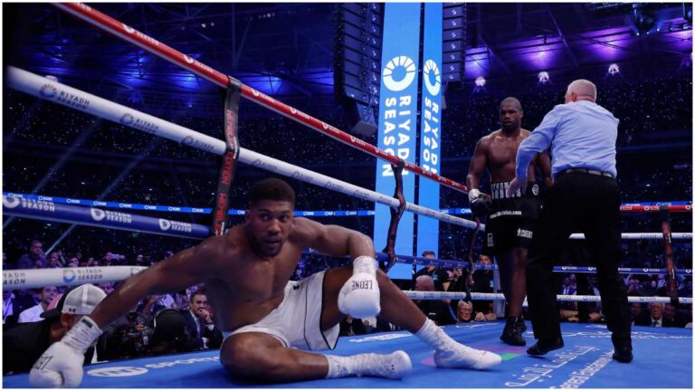 Daniel Dubois derriba cuatro veces a Anthony Joshua y se proclama campeón con el KO del año