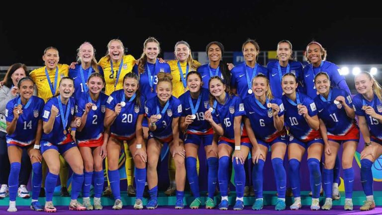 Estados Unidos se impone en tiempo extra a Países Bajos para quedarse con el tercer lugar del Mundial sub 20 femenil