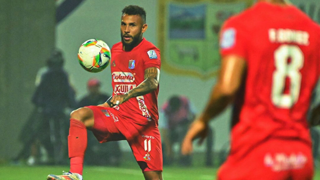 Duván Vergara, durante el partido. - @AmericadeCali.