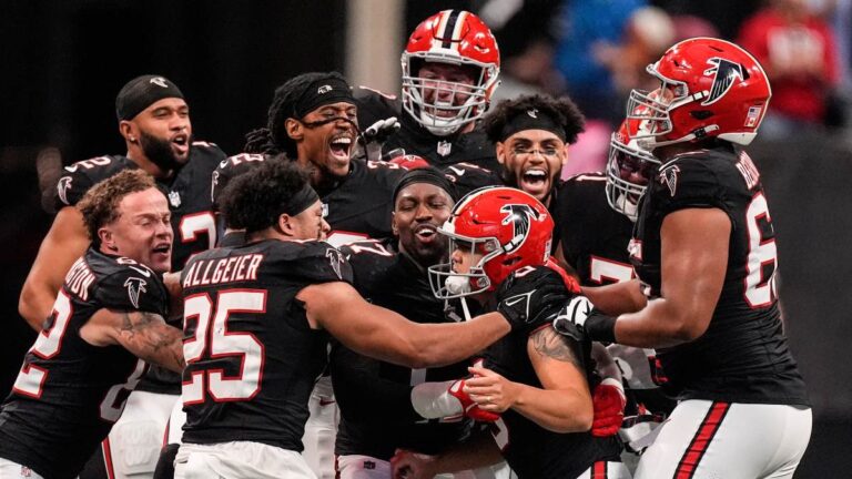 Los Atlanta Falcons superan a los New Orleans Saints con un gol de campo de 58 yardas