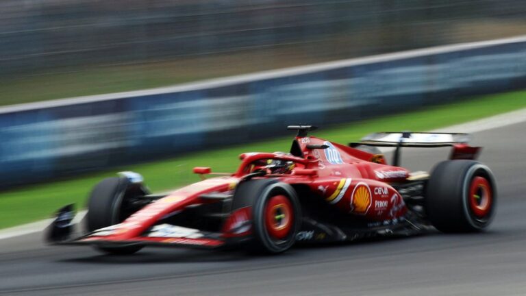 Charles Leclerc le da una inesperada victoria a Ferrari en casa y Checo Pérez termina octavo; Franco Colapinto cumple con un destacado debut