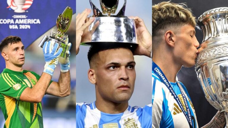 Lautaro, Scaloni, Dibu y Garnacho, nominados al Balón de Oro 2024