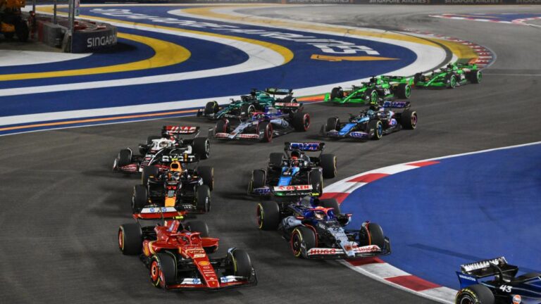 Gran Premio de Singapur F1 2024 en vivo: Resultado de la carrera de la Fórmula 1 en directo: Checo Pérez sufre con Colapinto