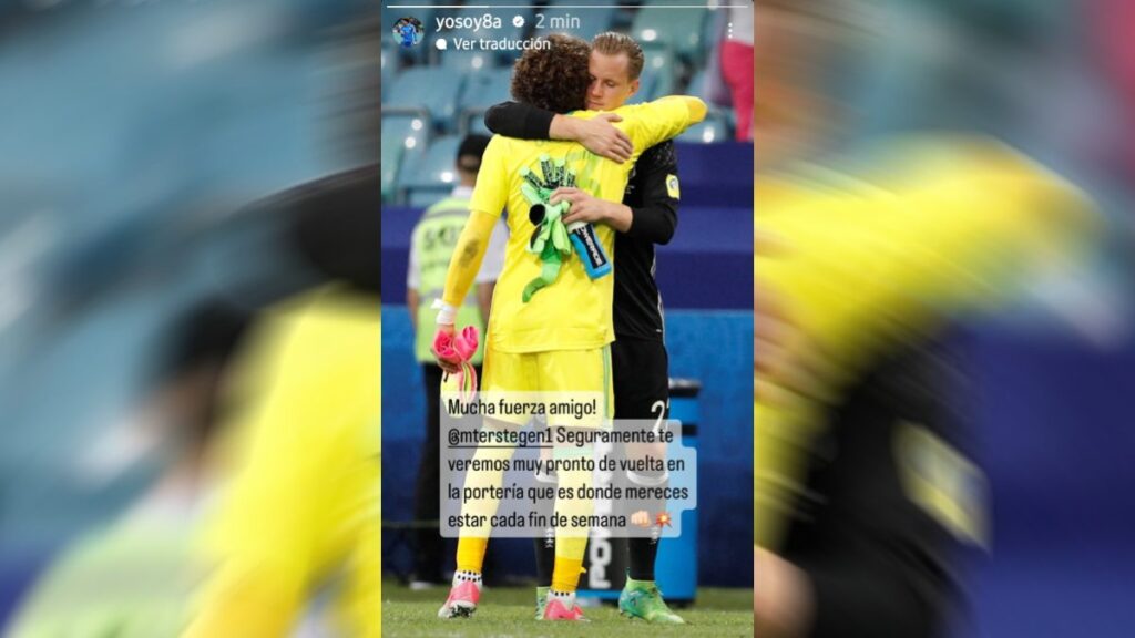 Guillermo Ochoa manda mensaje a Marc-André ter Stegen