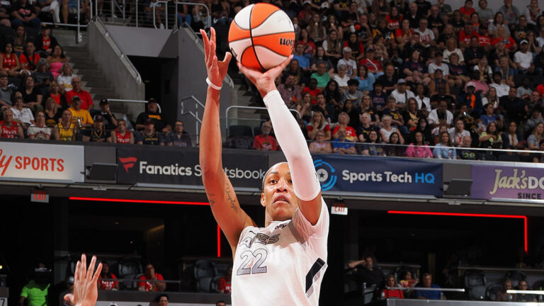 ¡Leyenda! A’ja Wilson rompe el récord de más puntos en una temporada de la WNBA